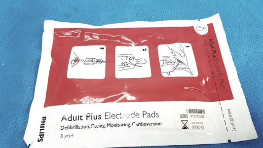 Philips Electrode Pad Adult 8Y+ Instructional Use Only /Check EXP Date Y1111G-03 Electrode Pad, as-is (for parts) product photo 2