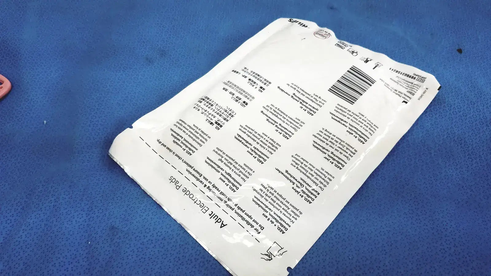 Philips Electrode Pad Adult 8Y+ Instructional Use Only /Check EXP Date Y1111G-03 Electrode Pad, as-is (for parts) product photo 6