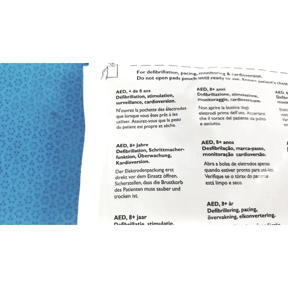 Philips Electrode Pad Adult 8Y+ Instructional Use Only /Check EXP Date Y1111G-03 Electrode Pad, as-is (for parts) product photo 9