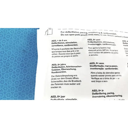 Philips Electrode Pad Adult 8Y+ Instructional Use Only /Check EXP Date Y1111G-03 Electrode Pad, as-is (for parts) product photo 9