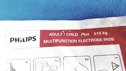 Philips Electrode Pads Adult/child plus ≥10 y Instructional Use /Check EXP Date Electrode Pads, as-is (for parts) product photo 5
