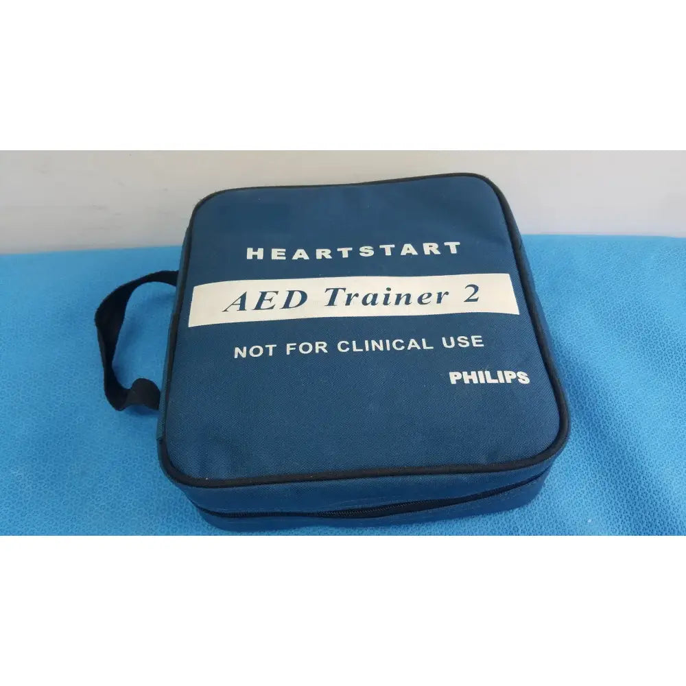 Reuse Medical Philips HeartStart AED Trainer 2 M3752A Defibrillator Training Unit with Case Other Medical & Lab Equipment, as-is (for parts) product photo 1