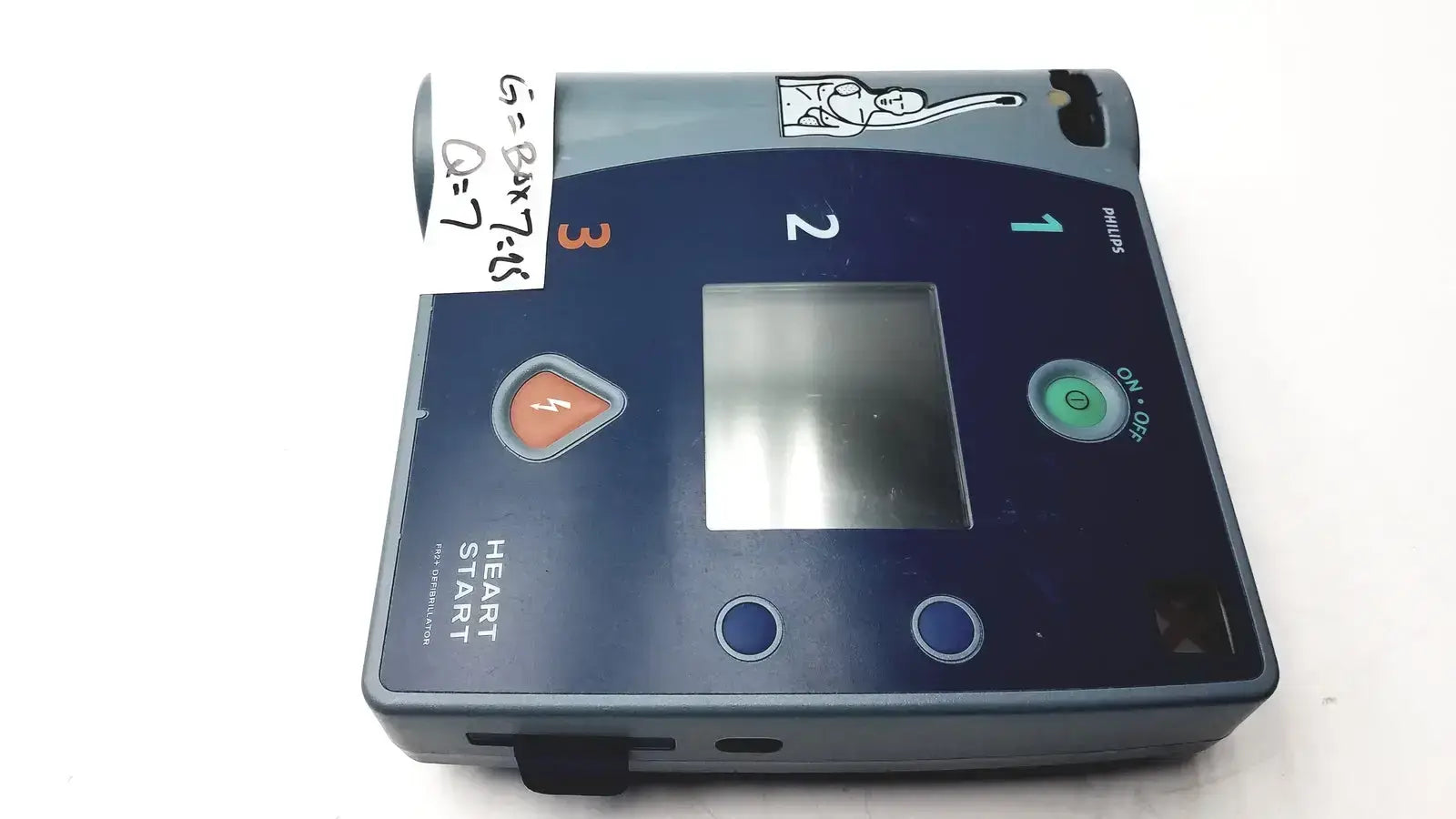 Philips HeartStart FR2+ M3860A Automated External Defibrillator Automated External Defibrillator (AED), as-is (for parts) product photo 2