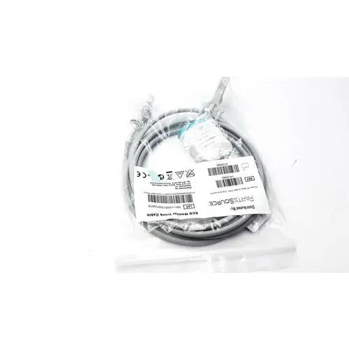 Gray philips hp style ethernet cable with 12 pins plug aha coiled and packaged in clear plastic with white label