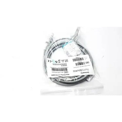 Gray philips hp style ethernet cable with 12 pins plug aha coiled and packaged in clear plastic with white label