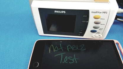Philips IntelliVue MP2 Patient Monitor with Blood Pressure Cuff, 23-33cm 2774 Patient Monitor, as-is (for parts) product photo 5