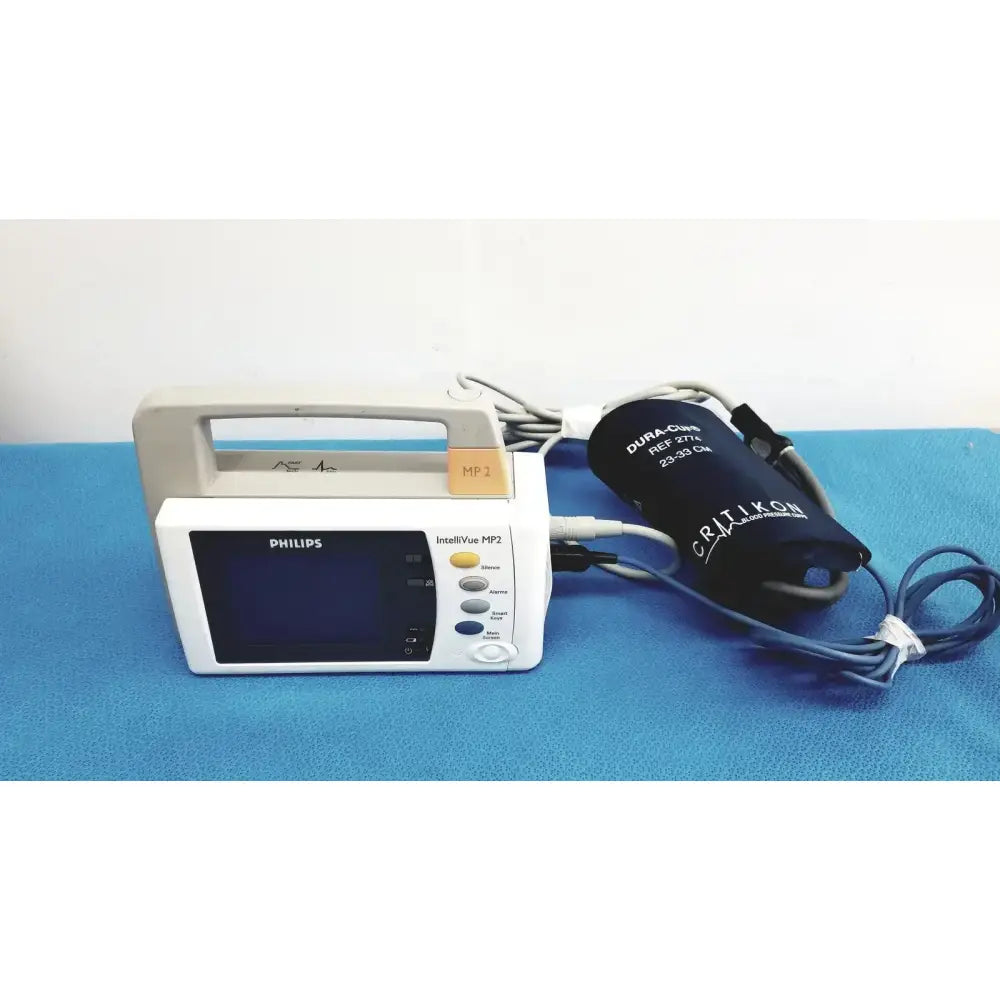 Philips IntelliVue MP2 Patient Monitor with Blood Pressure Cuff, 23-33cm 2774 Patient Monitor, second-hand product photo 4