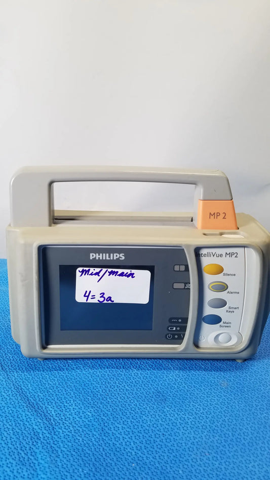 Philips IntelliVue MP2 Portable Patient Monitor Portable Patient Monitor, as-is (for parts) product photo 1