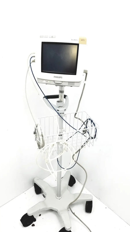 Reuse Medical Philips Intellivue MP5 Patient Monitor with Rolling Stand Patient Monitors, second-hand product photo 1