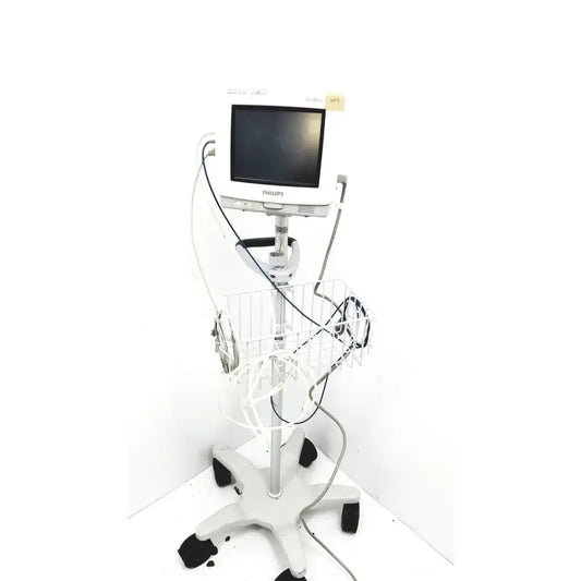 Reuse Medical Philips Intellivue MP5 Patient Monitor with Rolling Stand Patient Monitors, second-hand product photo 1