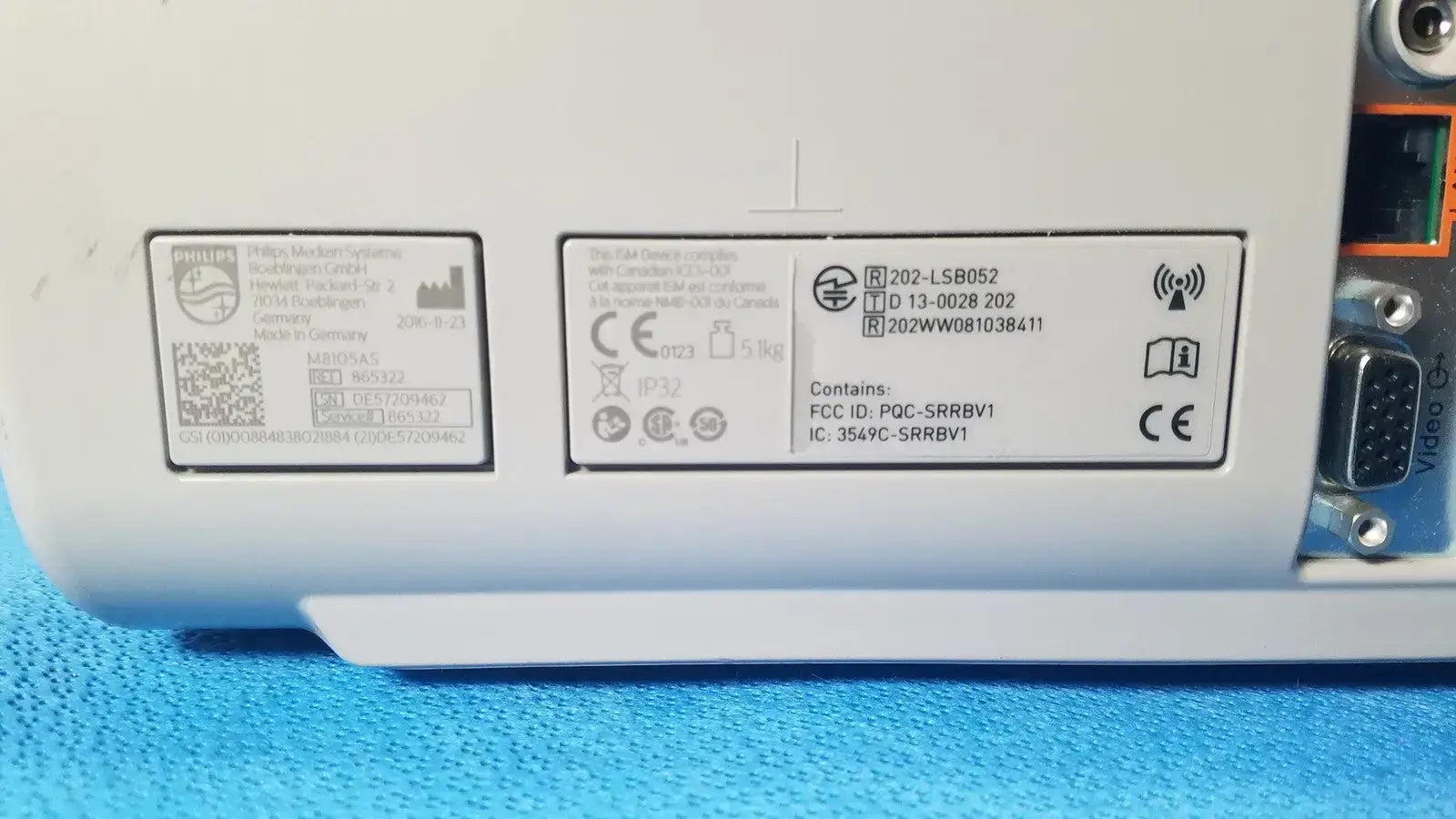 Philips IntelliVue MP5SC Spot Check Patient Monitor Patient Monitor, as-is (for parts) product photo 7