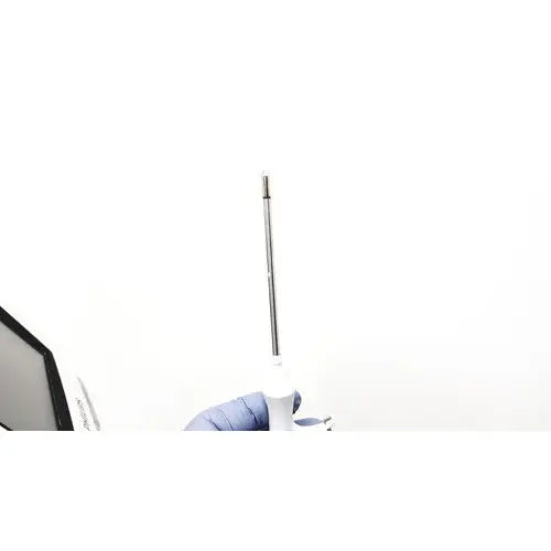 White-handled surgical electrosurgical pen with metallic slender tip for philips intellivue mp5t healthcare monitor use