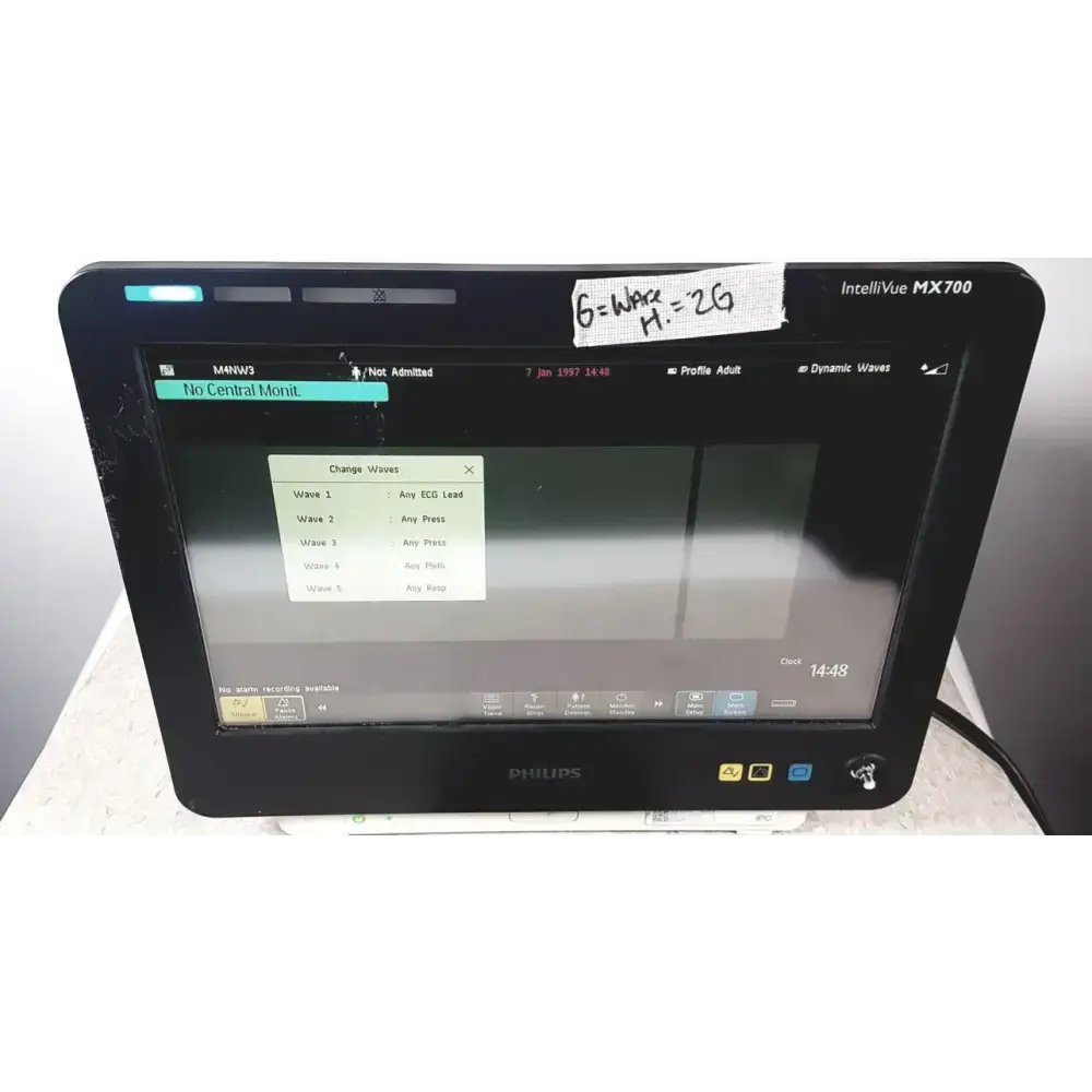 Philips IntelliVue MX700 Patient Monitor Patient Monitor, second-hand product photo 1