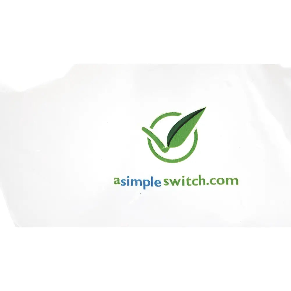 Green leaf logo with circular outline and asimpleswitch.com text below on philips l af531 ee leak single-us capstrap