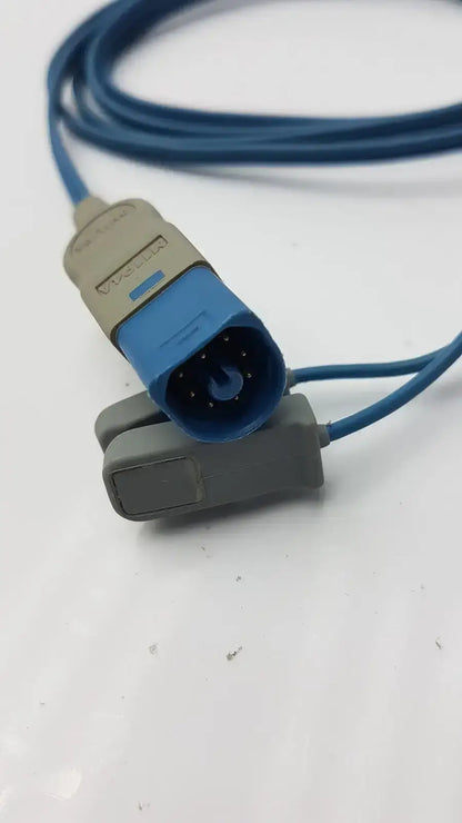 Philips M1194A SpO2 Ear Clip Sensor D Connect 8 Pin Cable SpO2 Sensor, second-hand product photo 3