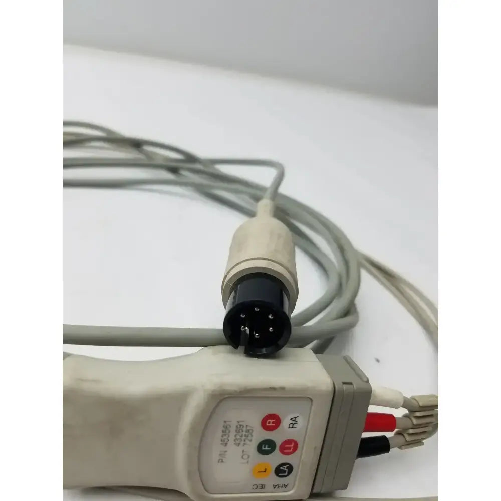 Philips M1503A 3-lead Grabber Patient Cable ECG 453561 432691 ECG Patient Cable, second-hand product photo 5