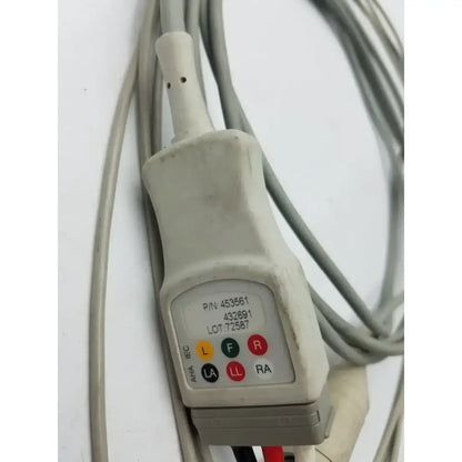 Philips M1503A 3-lead Grabber Patient Cable ECG 453561 432691 ECG Patient Cable, second-hand product photo 4
