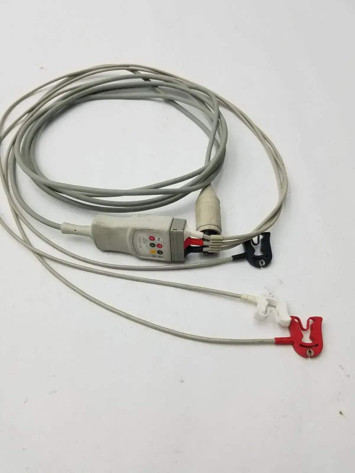 Philips M1503A 3-lead Grabber Patient Cable ECG 453561 432691 ECG Patient Cable, second-hand product photo 2