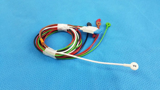 Reuse Medical Philips M1644A 5-Lead ECG Trunk Cable AAMI Snap Connector Medical Cables & Cords, second-hand product photo 1