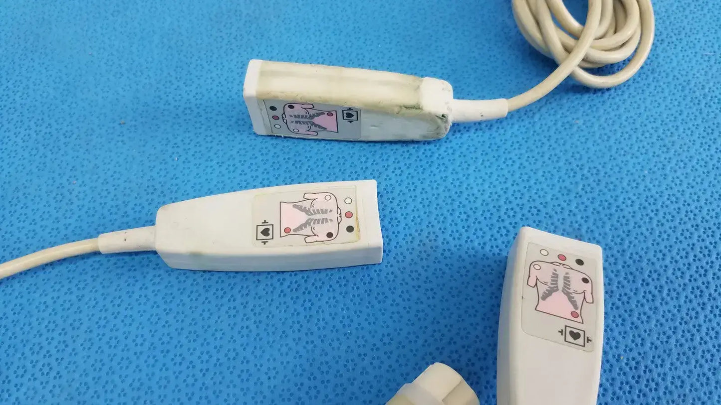 Unbranded Philips M1669A Compatible 3 Lead ECG Trunk Cable Lot of 3 ECG Trunk Cable, second-hand product photo 3