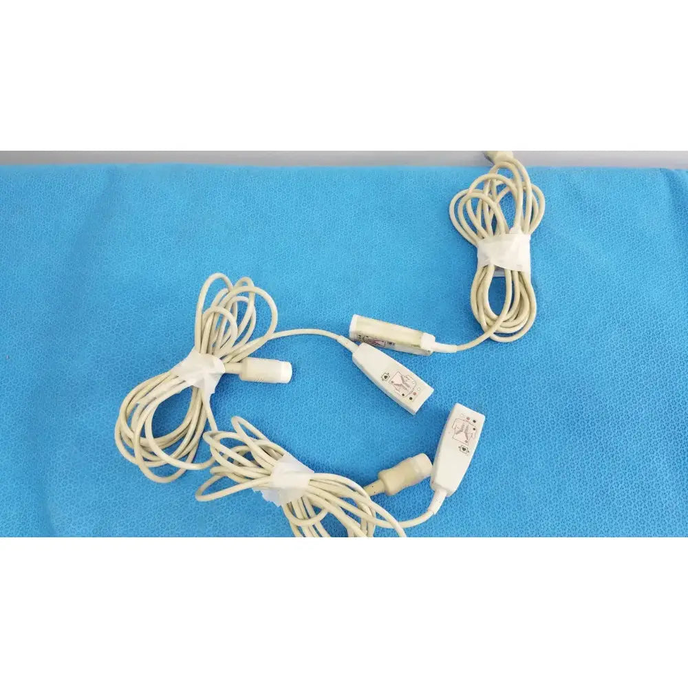 Unbranded Philips M1669A Compatible 3 Lead ECG Trunk Cable Lot of 3 ECG Trunk Cable, second-hand product photo 1