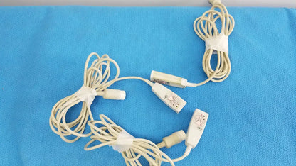 Unbranded Philips M1669A Compatible 3 Lead ECG Trunk Cable Lot of 3 ECG Trunk Cable, second-hand product photo 1