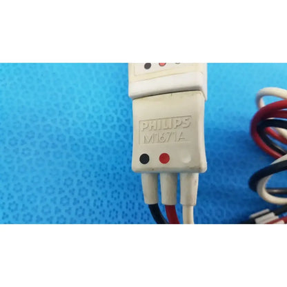 Philips M1671A 3-Lead ECG/EKG Trunk Cable with Grabber Clip Leads ECG Trunk Cable, second-hand product photo 3