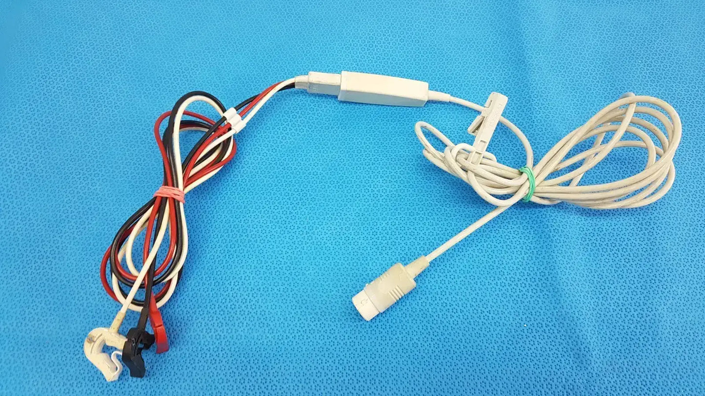 Philips M1671A 3-Lead ECG/EKG Trunk Cable with Grabber Clip Leads ECG Trunk Cable, second-hand product photo 1