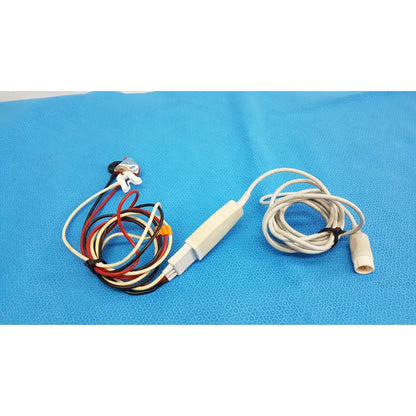 White philips m1671a ecg leadset cable with multiple colored wires and connectors for hospital patient monitoring