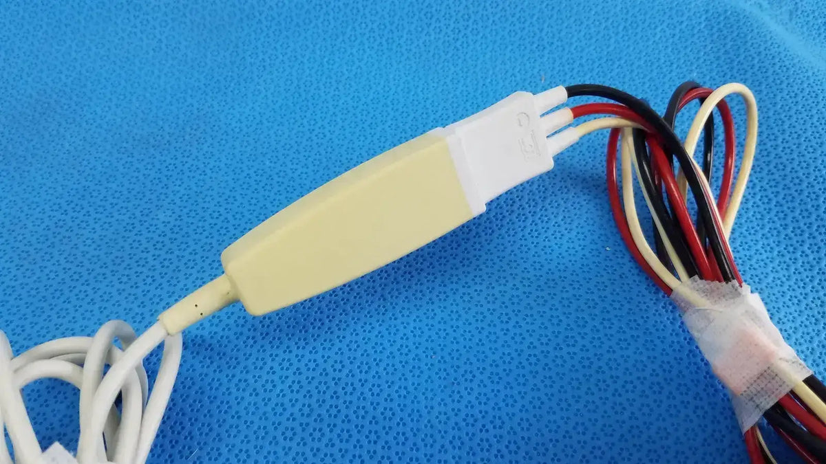 PHILIPS M1671A ECG 3-Lead Set Grabber AAMI ICU Leadwire Cable ECG Leadwire Cable, second-hand product photo 7