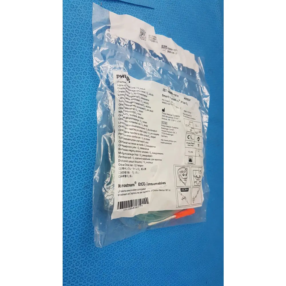 Philips M2522A Smart CapnoLine Plus O2 Nasal Cannula REF 989803129751 - Lot of 140 - Nasal Cannula