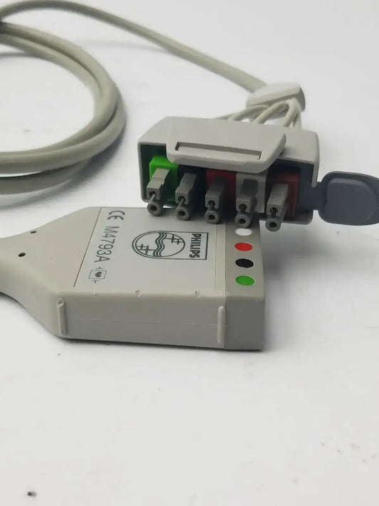 Philips M4793A ECG Extender Trunk Cable, 5 Lead Telemetry ECG Extender Trunk Cable, second-hand product photo 2
