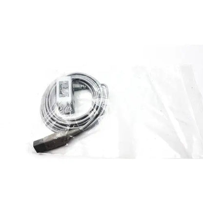 Philips mainstream etco2 sensor cordless phone handset with coiled gray cable and black base unit in clear plastic packaging