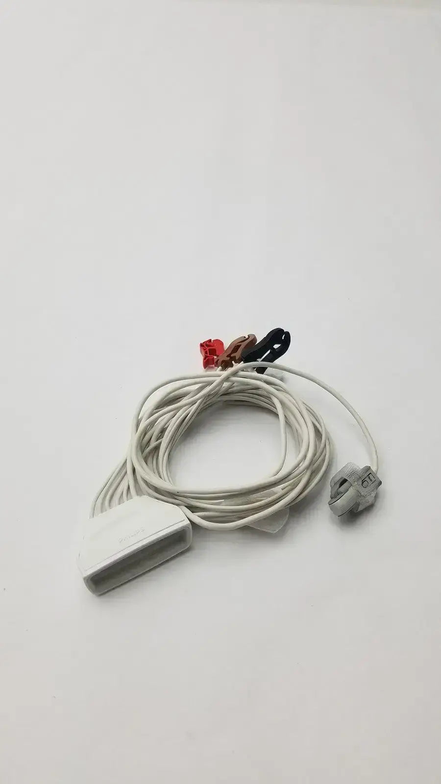 PHILIPS REF 989803172051 ECG 5-Lead Grabber, AAMI + SP02, SPU, Tele ECG Cable, second-hand product photo 8