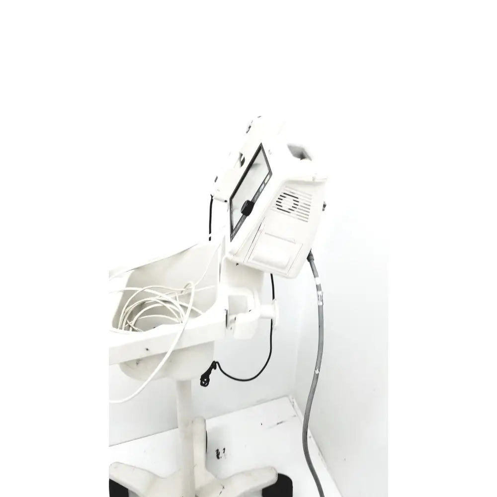 White philips suresigns vs4 vital signs laser unit with rectangular screen and ventilation grilles no rolling stand