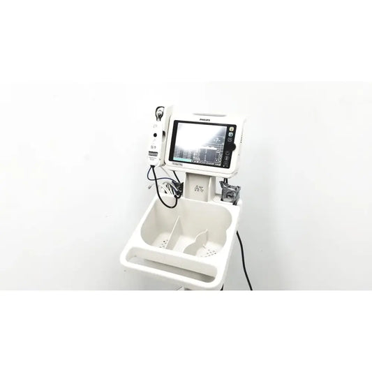 Reuse Medical Philips SureSigns VS4 Vital Signs 863283 with Temporal Scanner & Rolling Stand Patient Monitors, second-hand product photo 1