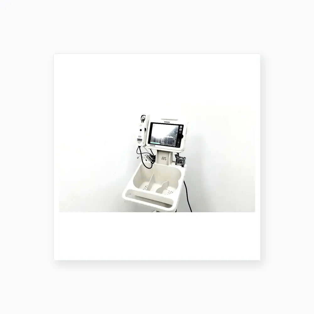 Reuse Medical Philips SureSigns VS4 Vital Signs 863283 with Temporal Scanner & Rolling Stand Patient Monitors, second-hand product photo 1