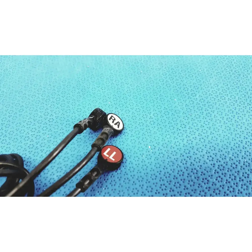 Physio-Control 3-Lead ECG Cable w/ Snap Electrodes & 10-Pin Connector ECG Cable, second-hand product photo 6