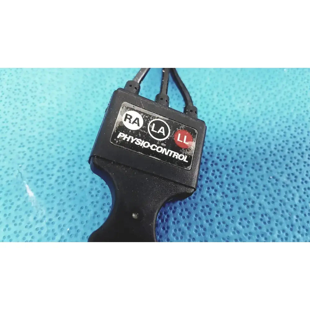 Physio-Control 3-Lead ECG Cable w/ Snap Electrodes & 10-Pin Connector ECG Cable, second-hand product photo 3