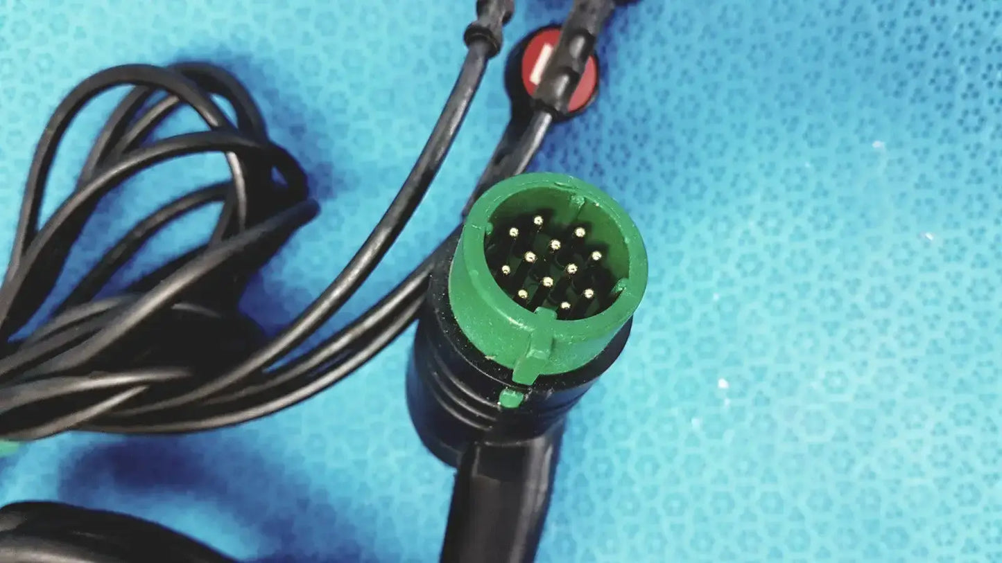 Physio-Control 3-Lead ECG Cable w/ Snap Electrodes & 10-Pin Connector ECG Cable, second-hand product photo 7