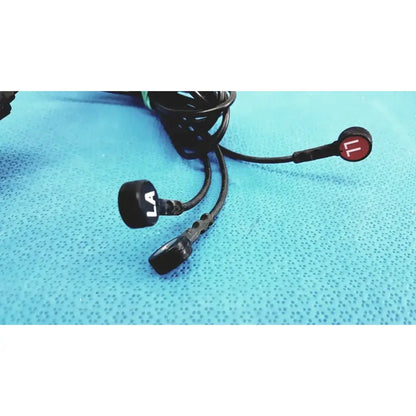 Physio-Control 3-Lead ECG Cable w/ Snap Electrodes & 10-Pin Connector ECG Cable, second-hand product photo 5