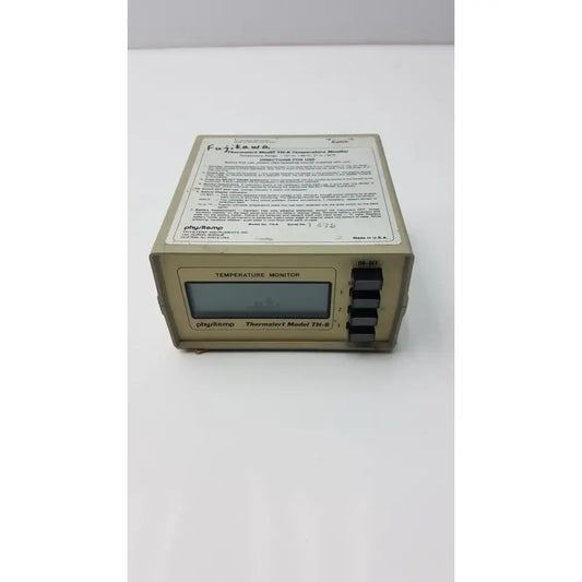 Physitemp Temperature Monitor Thermalert Model TH-8 Temperature Monitor, second-hand product photo 1