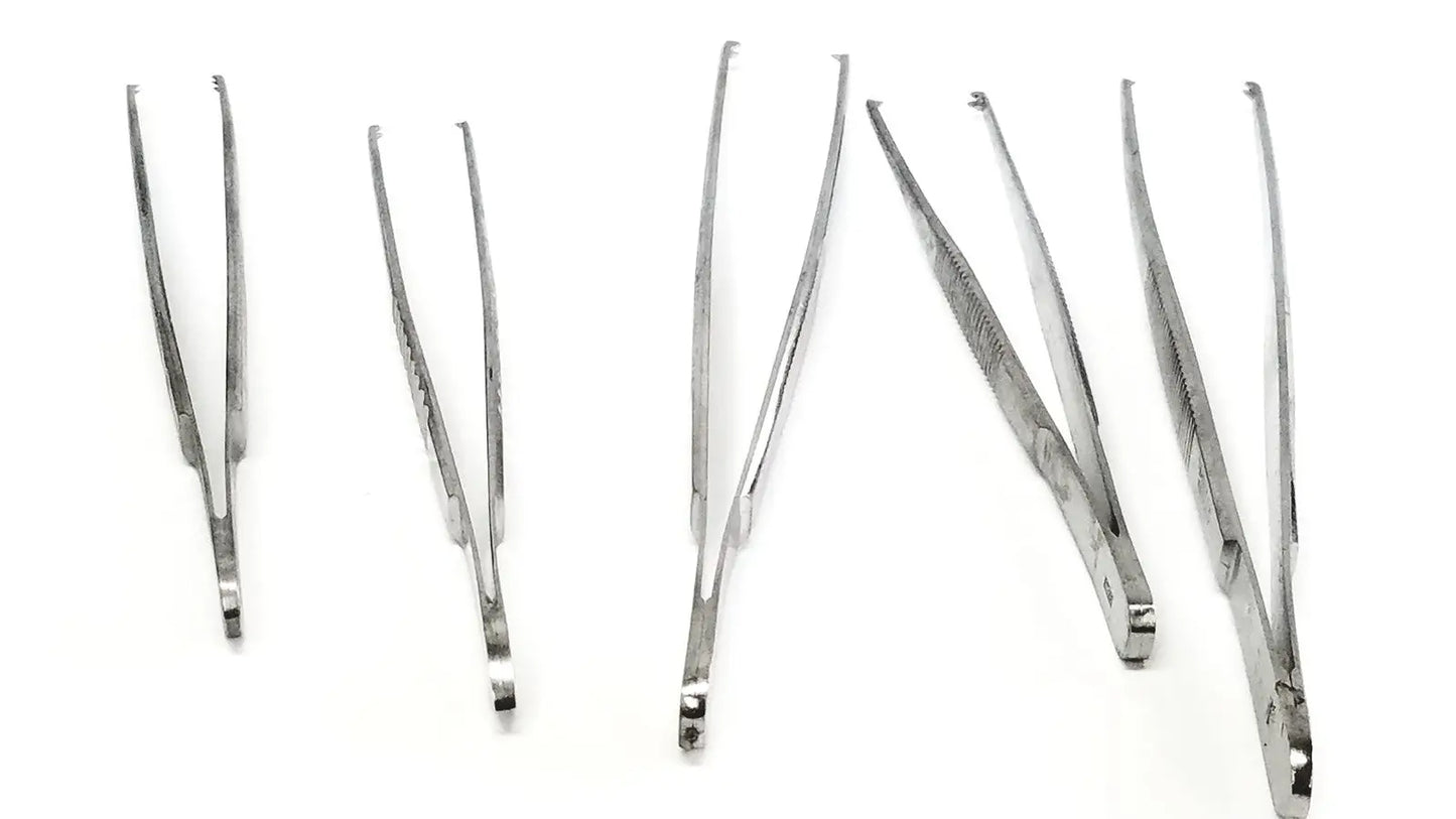 Reuse Medical Pilling 18-1125 Tissue Thumb Forceps Serrated Tips Surgical & Orthopedic Instruments, second-hand product photo 1