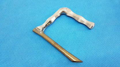 Pilling 522010 Holinger Adult Anterior Commissure Laryngoscope w/ Light Carrier Laryngoscope, second-hand product photo 6