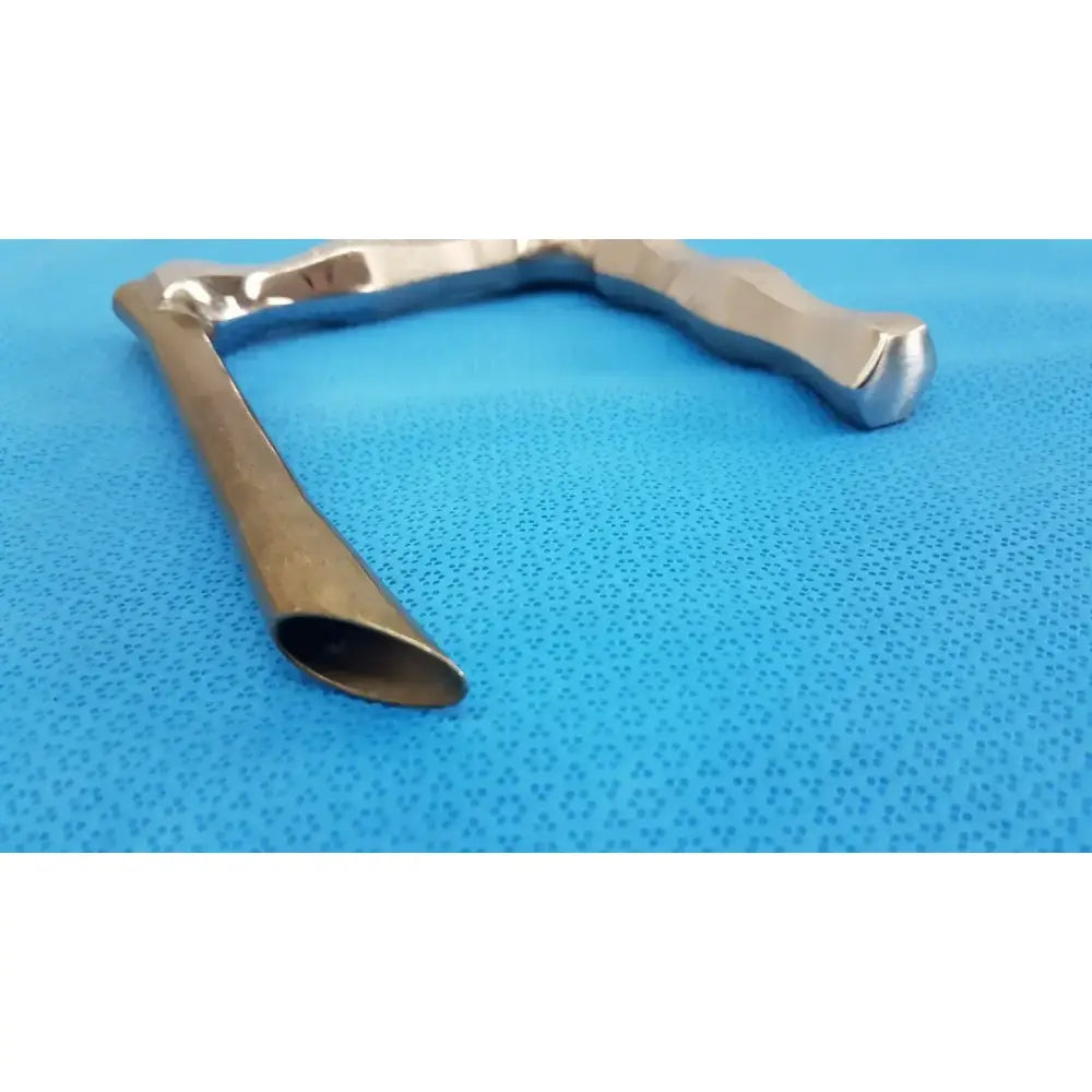 Pilling 522010 Holinger Adult Anterior Commissure Laryngoscope w/ Light Carrier Laryngoscope, second-hand product photo 3