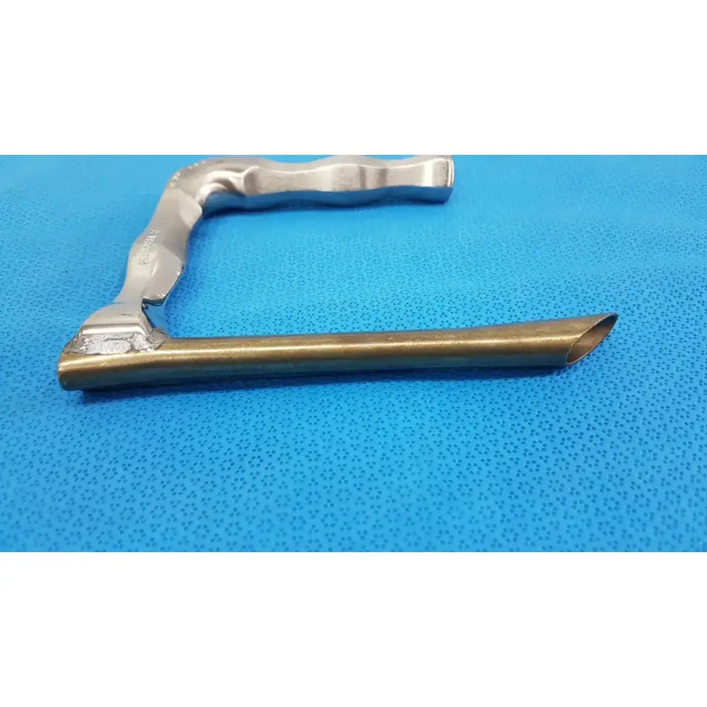 Pilling 522010 Holinger Adult Anterior Commissure Laryngoscope w/ Light Carrier Laryngoscope, second-hand product photo 2