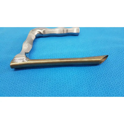 Pilling 522010 Holinger Adult Anterior Commissure Laryngoscope w/ Light Carrier Laryngoscope, second-hand product photo 2