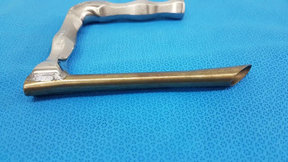 Pilling 522010 Holinger Adult Anterior Commissure Laryngoscope w/ Light Carrier Laryngoscope, second-hand product photo 2
