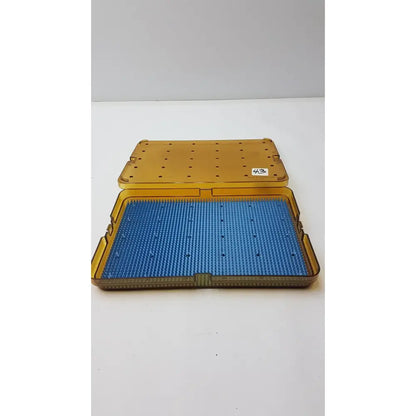 Reuse Medical Plastic Sterilization Tray With Silicone Finger Mat 071897.146 Sterilization Trays & Cases, second-hand product photo 1