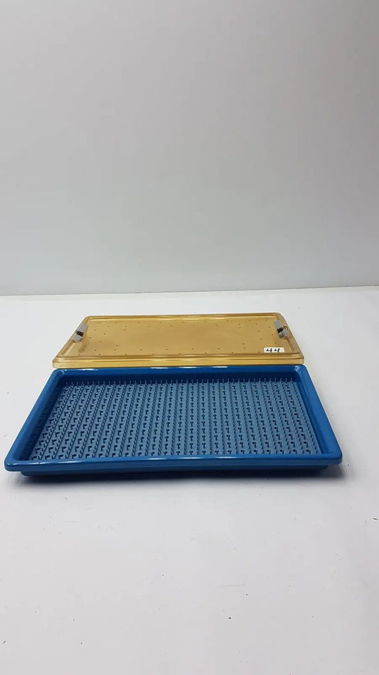 Reuse Medical Plastic Sterilization Tray With Silicone Finger Mat Sterilization Trays & Cases, second-hand product photo 1